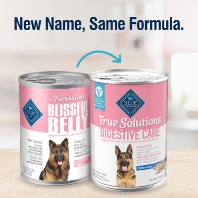 Show full view: Blue Buffalo True Solutions Digestive Care Formula Wet Dog Food, 12.5-oz can, bundle of 24  slide 3 of 13