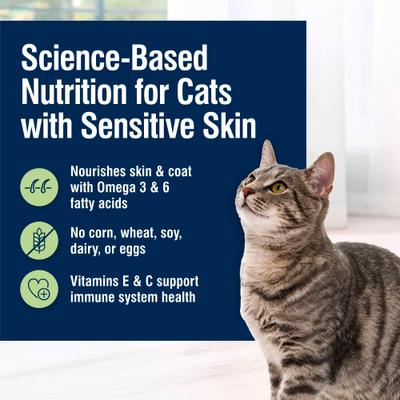 Show full view: Blue Buffalo True Solutions Perfect Skin & Coat Natural Whitefish Adult Wet Cat Food, 3-oz can, case of 24 slide 4 of 12