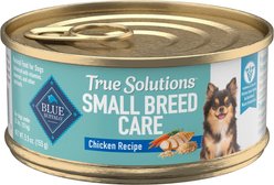 Blue Buffalo True Solutions Small Breed Adult Wet Dog Food, 5.5-oz can, case of 24