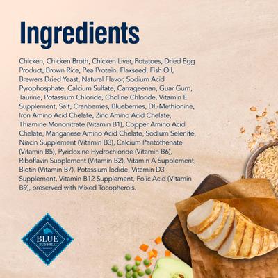 Show full view: Blue Buffalo True Solutions Urinary Care Chicken Pate Wet Cat Food, 3-oz can, case of 24 slide 5 of 10