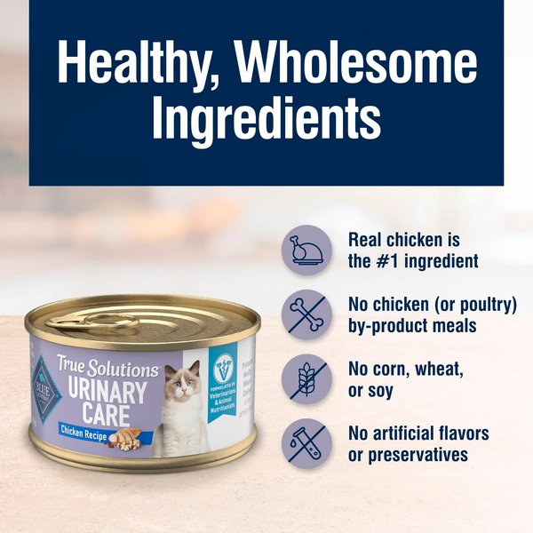 Blue Buffalo True Solutions Urinary Care Chicken Pate Wet Cat Food
