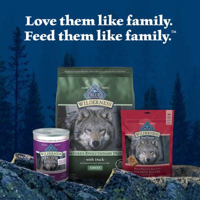 Show full view: Blue Buffalo Wilderness Adult High Protein Natural Duck & Wholesome Grains Dry Dog Food, 13-lb bag slide 10 of 12