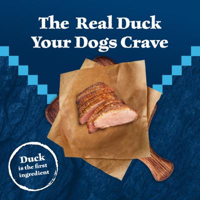 Show full view: Blue Buffalo Wilderness Adult High Protein Natural Duck & Wholesome Grains Dry Dog Food, 28-lb bag slide 4 of 12