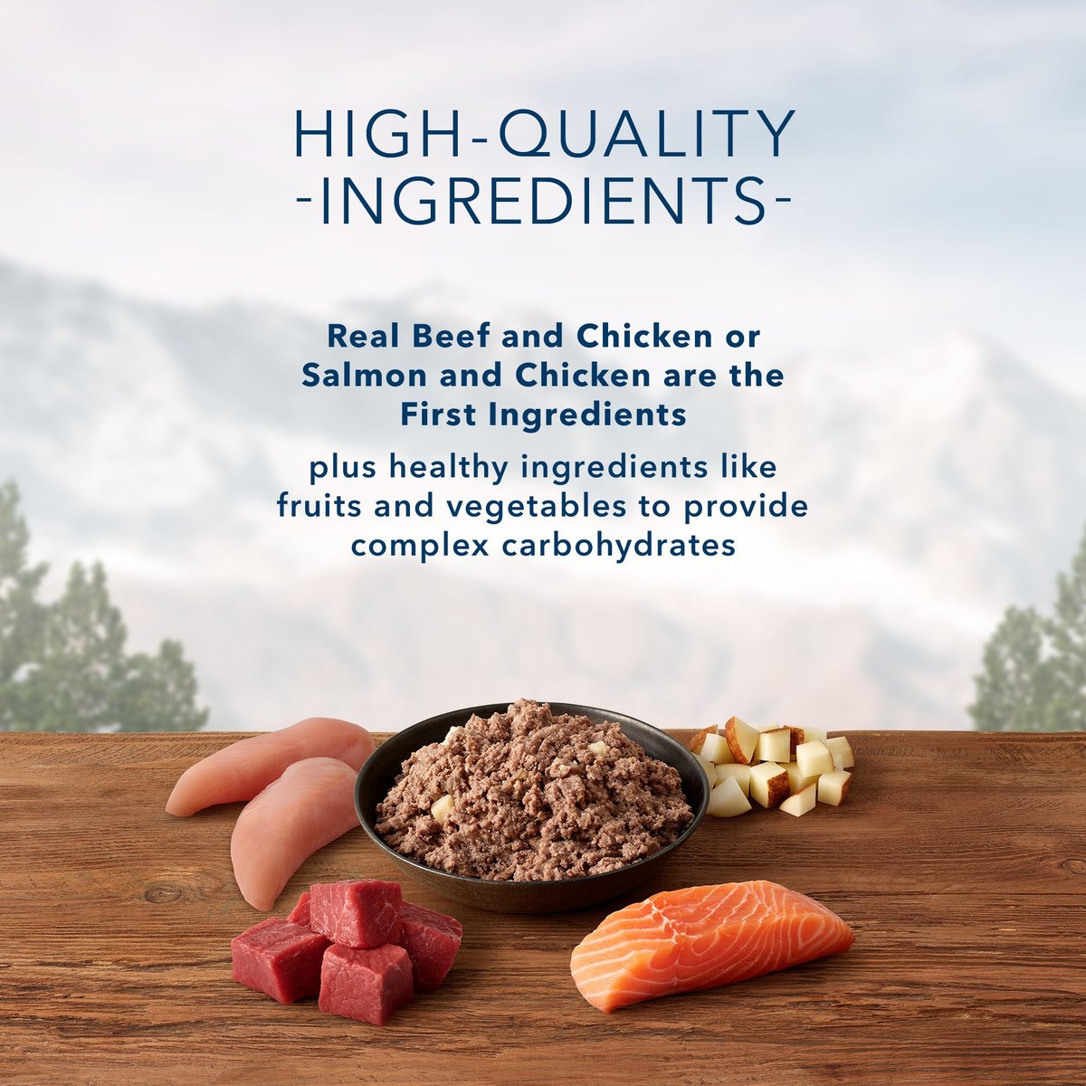 Blue Buffalo Wilderness Beef & Salmon Variety Pack Wet Dog Food