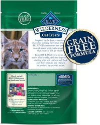 Blue Buffalo Wilderness Chicken & Duck Grain-Free Cat Treats, 2-oz bag slide 2 of 9