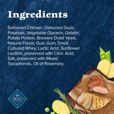 Show full view: Blue Buffalo Wilderness Chicken & Duck Grain-Free Cat Treats, 2-oz bag slide 6 of 12