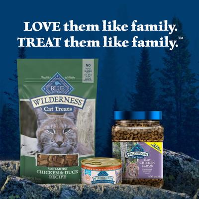 Show full view: Blue Buffalo Wilderness Chicken & Duck Grain-Free Cat Treats, 2-oz bag slide 9 of 12