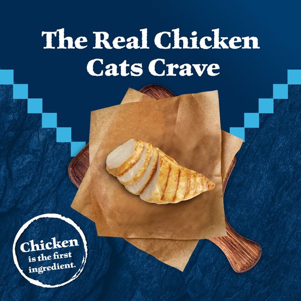 Show full view: Blue Buffalo Wilderness Chicken High-Protein Grain-Free Indoor Hairball Control Adult Dry Cat Food, 11-lb bag slide 4 of 12