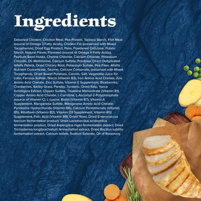 Show full view: Blue Buffalo Wilderness Chicken High-Protein Grain-Free Indoor Hairball Control Adult Dry Cat Food, 5-lb bag slide 6 of 12