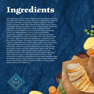 Show full view: Blue Buffalo Wilderness Chicken High-Protein Weight Control Grain-Free Adult Dry Cat Food, 11-lb bag slide 6 of 12