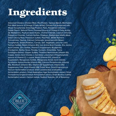 Show full view: Blue Buffalo Wilderness Chicken High-Protein Weight & Hairball Control Grain-Free Adult Dry Cat Food, 4-lb bag slide 6 of 12