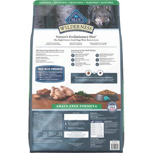 Blue Buffalo Wilderness Chicken Recipe Adult High-Protein Grain-Free Dry Dog Food, 24-lb bag