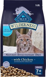 Blue Buffalo Wilderness Chicken Recipe Dry Food + Chicken Formula Crunchy Cat Treats slide 2 of 9