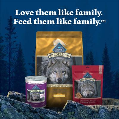 Show full view: Blue Buffalo Wilderness Chicken Recipe High-Protein Healthy Weight Adult Dry Dog Food, 28-lb bag slide 10 of 12