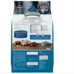 Blue Buffalo Wilderness Chicken Recipe High-Protein Healthy Weight Large Breed Adult Dry Dog Food, 28-lb bag slide 2 of 9