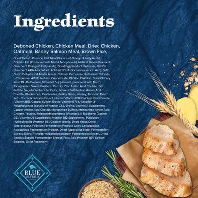 Show full view: Blue Buffalo Wilderness Chicken Recipe High-Protein Puppy Dry Dog Food, 24-lb bag slide 6 of 12