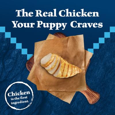 Show full view: Blue Buffalo Wilderness Chicken Recipe High-Protein Puppy Dry Dog Food, 28-lb bag slide 4 of 11