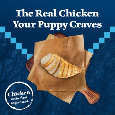 Show full view: Blue Buffalo Wilderness Chicken Recipe High-Protein Puppy Dry Dog Food, 4.5-lb bag slide 4 of 12