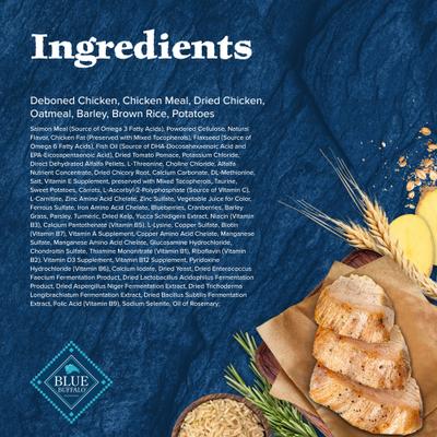 Show full view: Blue Buffalo Wilderness Chicken Recipe High-Protein Senior Dry Dog Food, 13-lb bag slide 6 of 12