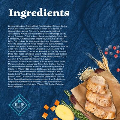 Show full view: Blue Buffalo Wilderness Chicken Recipe High-Protein Small Breed Adult Dry Dog Food, 24-lb bag slide 6 of 12