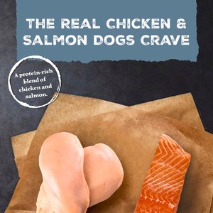 Blue Buffalo Wilderness Chicken & Salmon High-Protein Grain-Free Adult Canned Dog Food, 12.5-oz, case of 12