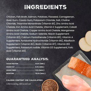 Blue Buffalo Wilderness Chicken & Salmon High-Protein Grain-Free Adult Canned Dog Food, 12.5-oz, case of 12
