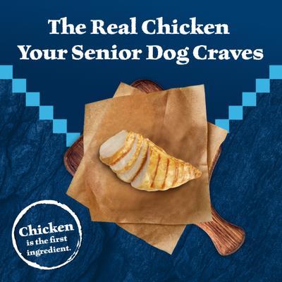 Show full view: Blue Buffalo Wilderness Chicken Senior Dry Food + Turkey & Chicken Grill Senior Canned Dog Food slide 4 of 9