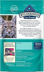 Blue Buffalo Wilderness Chicken & Trout Grain-Free Cat Treats, 4-oz bundle  slide 2 of 5