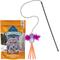 Show in main carousel: Blue Buffalo Wilderness Chicken & Turkey Grain-Free Cat Treats, 2-oz bag + Frisco Bird Teaser with Feathers Cat Toy, Purple slide 1 of 8