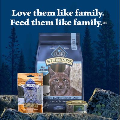 Show full view: Blue Buffalo Wilderness Duck Grain-Free Canned Cat Food, 3-oz, case of 24 slide 9 of 11