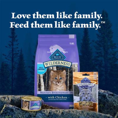 Show full view: Blue Buffalo Wilderness High Protein Natural Grain-Free Chicken Kitten Dry Cat Food, 5-lb bag slide 10 of 12