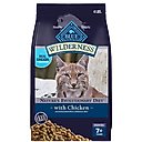 Blue Buffalo Wilderness High Protein Natural Grain-Free Chicken Mature Dry Cat Food, 4-lb bag