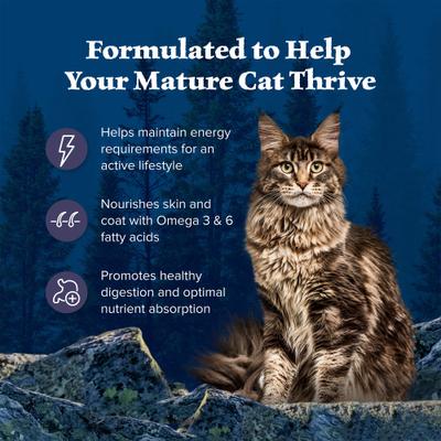 Show full view: Blue Buffalo Wilderness High Protein Natural Grain-Free Chicken Mature Dry Cat Food, 5-lb bag slide 5 of 12