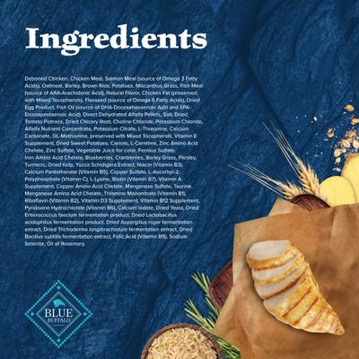 Show full view: Blue Buffalo Wilderness Large Breed Puppy High Protein Natural Chicken & Wholesome Grains Dry Dog Food, 24-lb bag slide 6 of 12