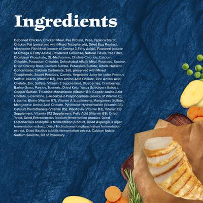 Show full view: Blue Buffalo Wilderness Natures Evolutionary Diet Chicken High-Protein Grain-Free Adult Indoor Dry Cat Food, 5-lb bag slide 6 of 12