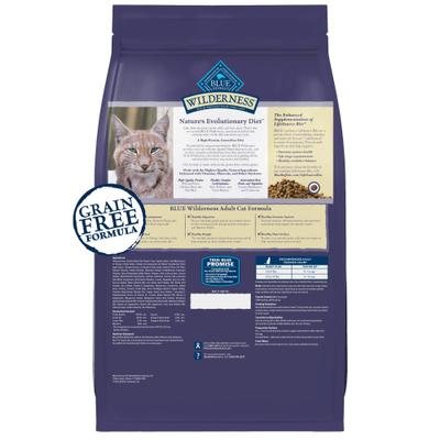 Show full view: Blue Buffalo Wilderness Natures Evolutionary Diet Chicken High-Protein Grain-Free Adult Dry Cat Food, 9.5-lb bag slide 3 of 12