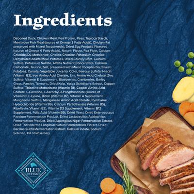 Show full view: Blue Buffalo Wilderness Natures Evolutionary Diet Duck High-Protein Grain-Free Adult Dry Cat Food, 5-lb bag slide 6 of 12