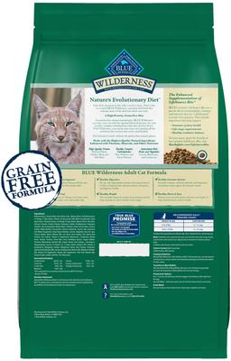 Show full view: Blue Buffalo Wilderness Natures Evolutionary Diet Duck High-Protein Grain-Free Adult Dry Cat Food, 9.5-lb bag slide 3 of 12