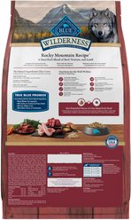 Blue Buffalo Wilderness Red Meat & Grains Rocky Mountain Recipe High-Protein Large Breed Adult Dry Dog Food, 28-lb bag slide 2 of 9