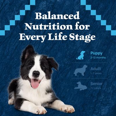 Show full view: Blue Buffalo Wilderness Red Meat & Grains Rocky Mountain Recipe High-Protein Puppy Dry Dog Food, 4.5-lb bag slide 9 of 12