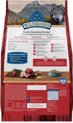 Blue Buffalo Wilderness Red Meat Rocky Mountain Recipe High-Protein Healthy Weight Adult Dry Dog Food, 28-lb bag slide 2 of 9