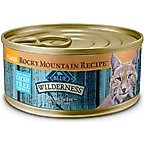 Blue Buffalo Wilderness Rocky Mountain Recipe Flaked Trout Feast Adult Grain-Free Canned Cat Food, 5.5-oz, case of 24