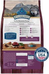 Blue Buffalo Wilderness Rocky Mountain Recipe Large Breed Adult High Protein Natural Bison & Grain Dry Dog Food, 28-lb bag slide 2 of 9