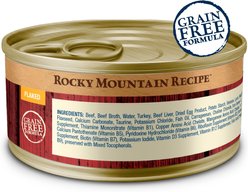 Blue Buffalo Wilderness Rocky Mountain Recipe Red Meat in Tasty Gravy Chicken-Free Grain-Free Flaked Wet Cat Food, 5.5-oz can, 24 count slide 2 of 9