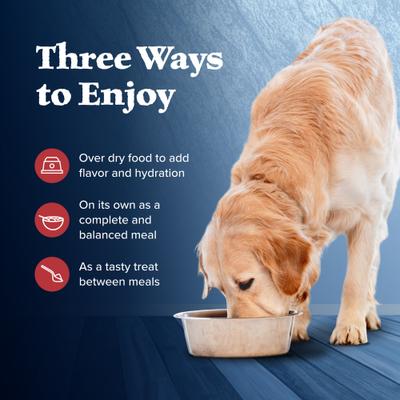 Show full view: Blue Buffalo Wilderness Rocky Mountain Recipe Senior High-Protein & Grain-Free Red Meat Recipe Wet Dog Food, 12.5-oz can, 12 count slide 8 of 12