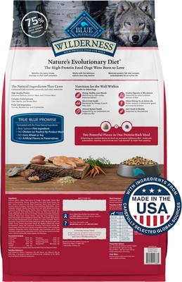 Show full view: Blue Buffalo Wilderness Salmon Dry Food + Trail Treats Salmon Biscuits Dog Treats slide 3 of 10