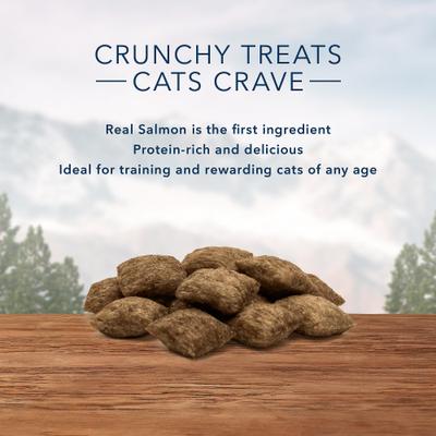 Show full view: Blue Buffalo Wilderness Salmon Formula Crunchy Grain-Free Cat Treats, 4-oz bundle  slide 4 of 8
