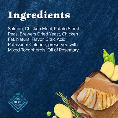 Show full view: Blue Buffalo Wilderness Salmon Formula Crunchy Grain-Free Cat Treats, 2-oz bag slide 6 of 12