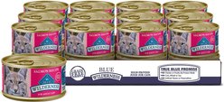 Blue Buffalo Wilderness Salmon Grain-Free Canned Cat Food, 3-oz, case of 24 slide 1 of 7