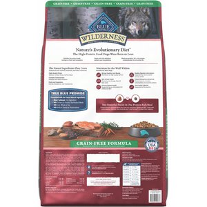 Blue Buffalo Wilderness Salmon Recipe Adult High-Protein Grain-Free Dry Dog Food, 24-lb bag